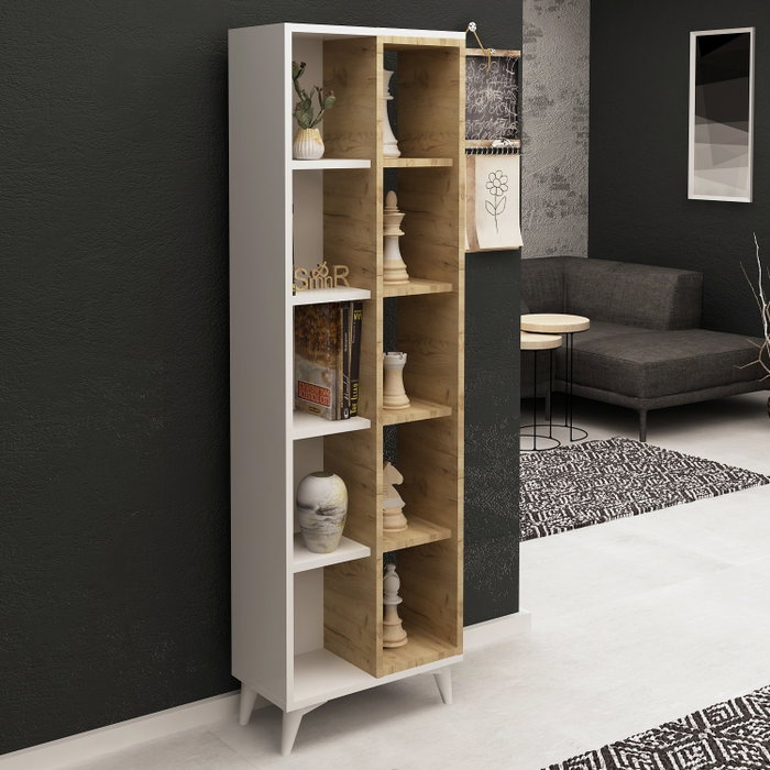 Hanah Home Enzamu Estantería Blanca Hanah Home Enzamu Estantería Blanca